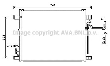 AVA QUALITY COOLING dn5398d -  Конденсатор, кондиционер